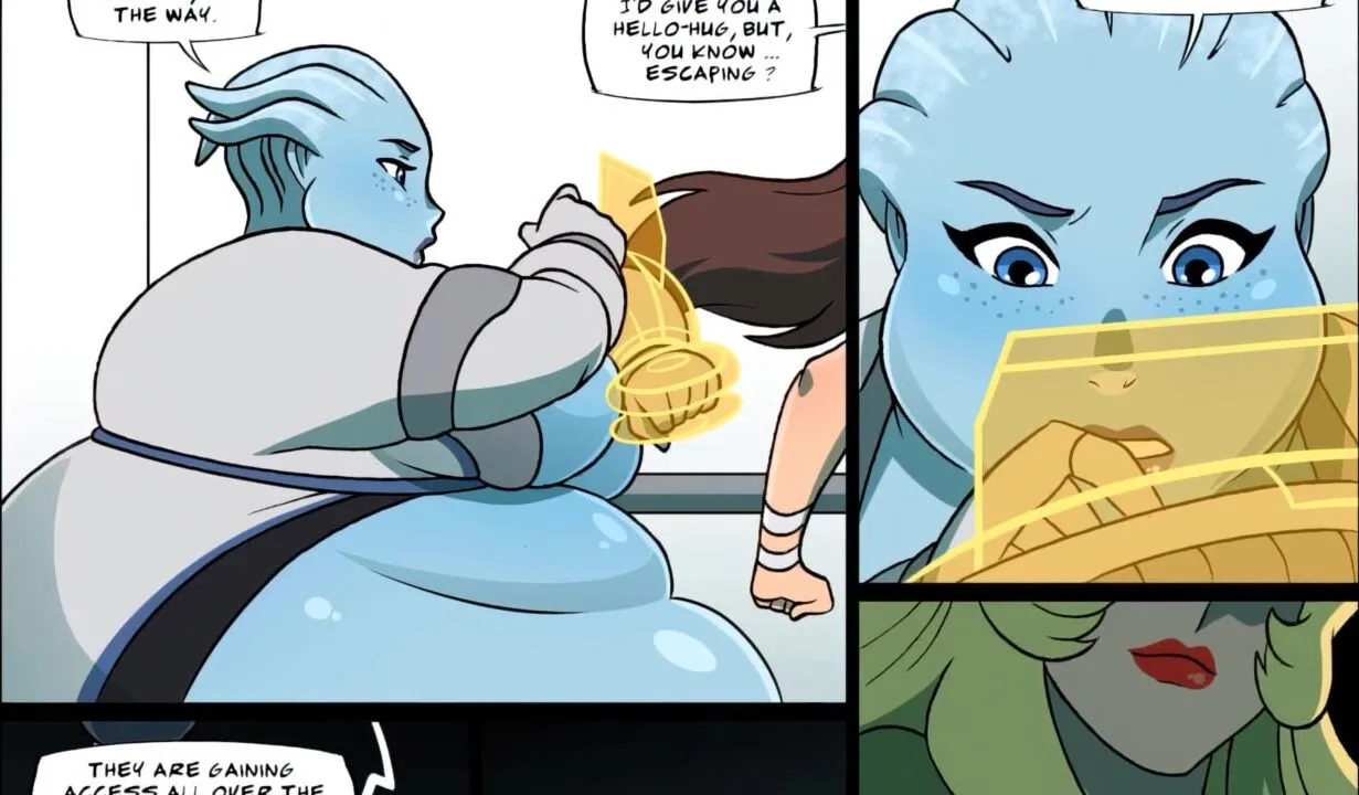 Free The adventure - Chapter three - Liara Inflation Expansion manga comic  Porn Video