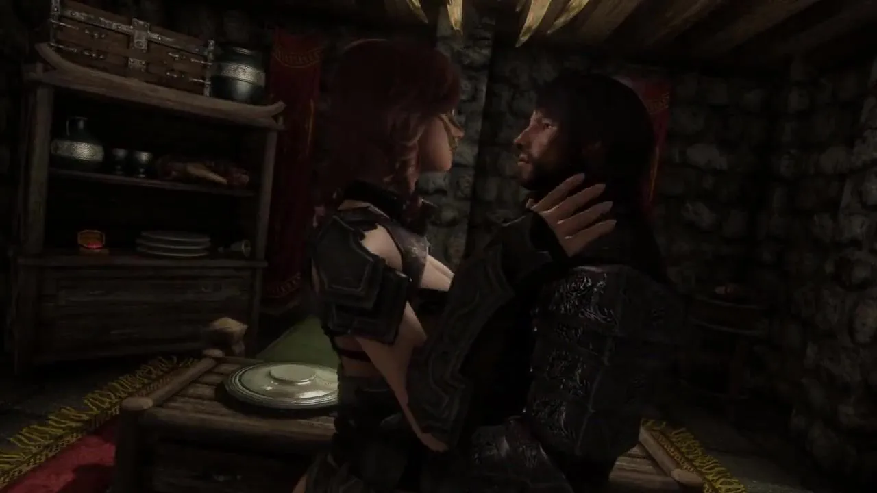 Free Aela The Huntress Meets The Dovahkiin Skyrim Porn Video