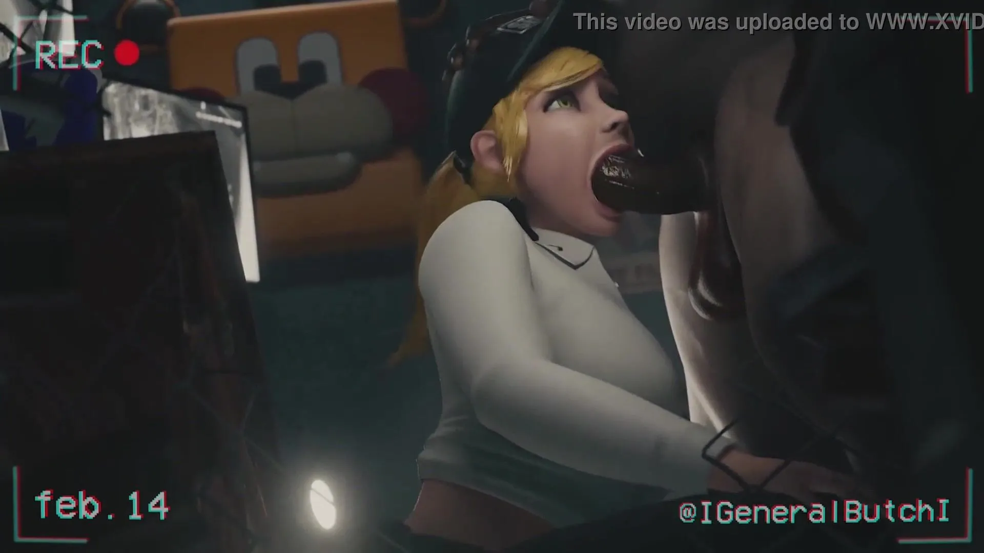 Free Vanessa from FNAF taking BBC - by General Butch Porn Video