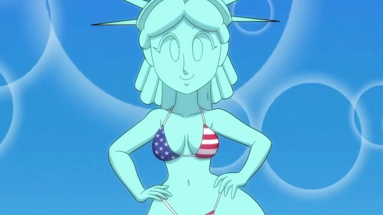 Free CG Animation - Hawt Lady Liberty - Part 1 Porn Video