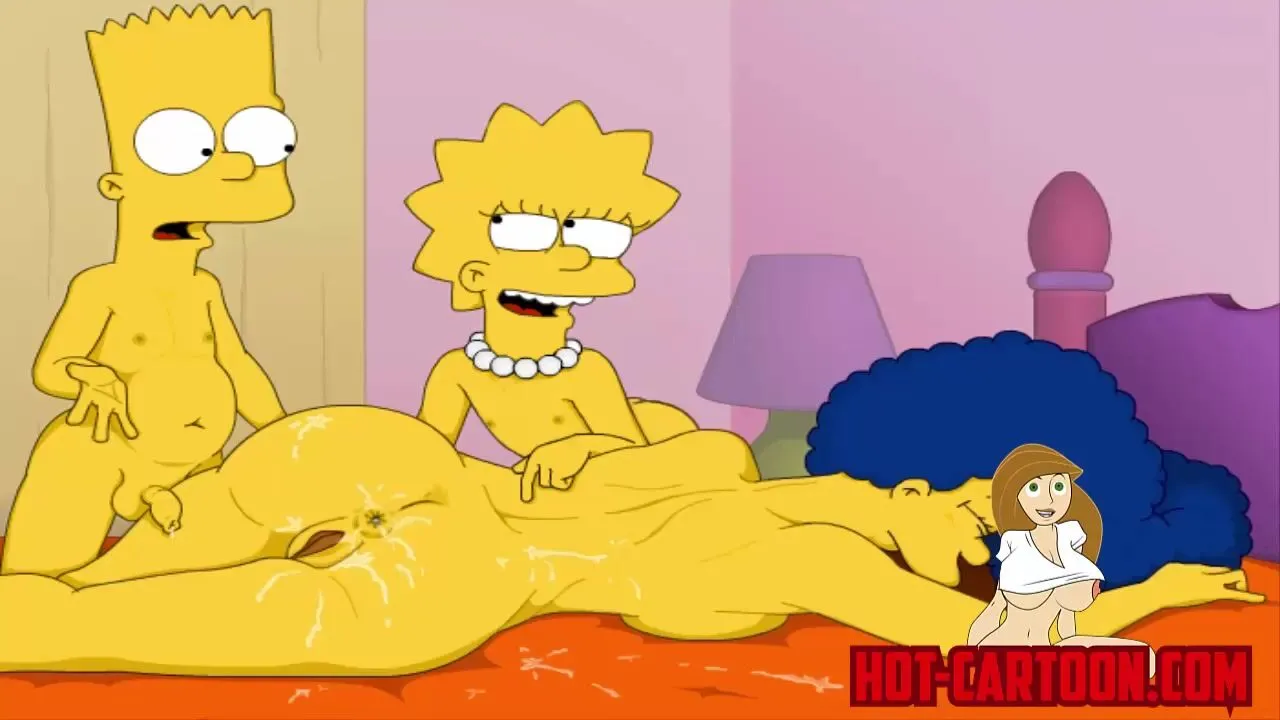 Free Toon Porn Simpsons porn Bart and Lisa have joy with mother Marge Porn  Video