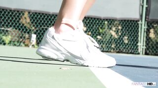 My Tennis Tutor Wasn't Willing When I Showed Him My Smooth Twat