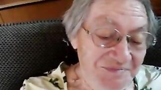 German Granny Jizz Flow three