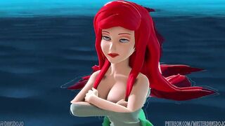 The Little Mermaid in Aquatica Erotica