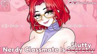 Nerdy Gal from Class is Secretly a Nympho! AUDIO COMICS - Erotic Roleplay - POV Audio Hentai