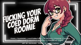 Bang Your Lewd Roomie So This babe Can Focus on Her Exam [Bratty Whore] - Audio Roleplay