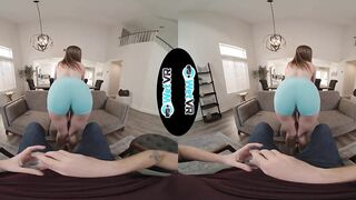 WETVR Sylvie Sterling Gets Banged In VR Porn By A Thick Jock Whilst Babysitting