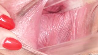 PJGIRLS Macro twat - Exploration unfathomable inside Nathaly s twat with speculum