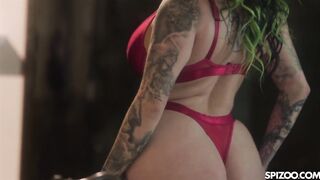 Tattooed Breasty Xwife Karen Willing For Hardcore Pounding