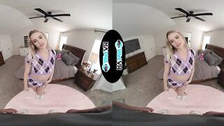 WETVR Sorority Cutie Chloe Rose Tries Her 1st VR Porn